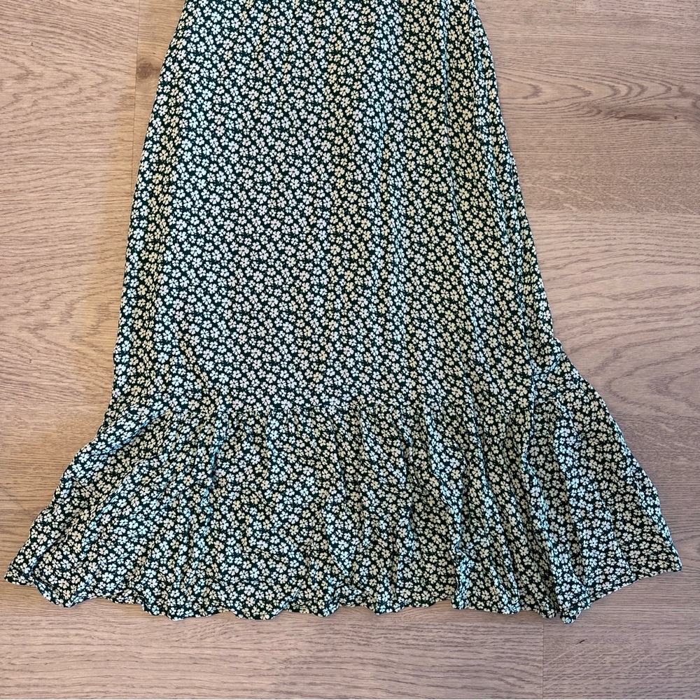 Reformation Green Floral Midi Dress - Picture 8 of 12